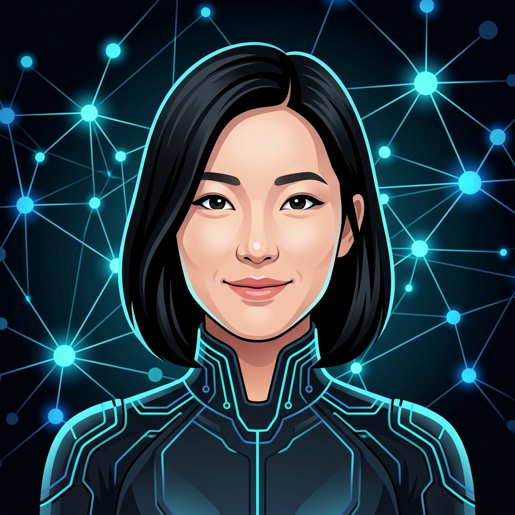 안수진 박사 일러스트 초상화
