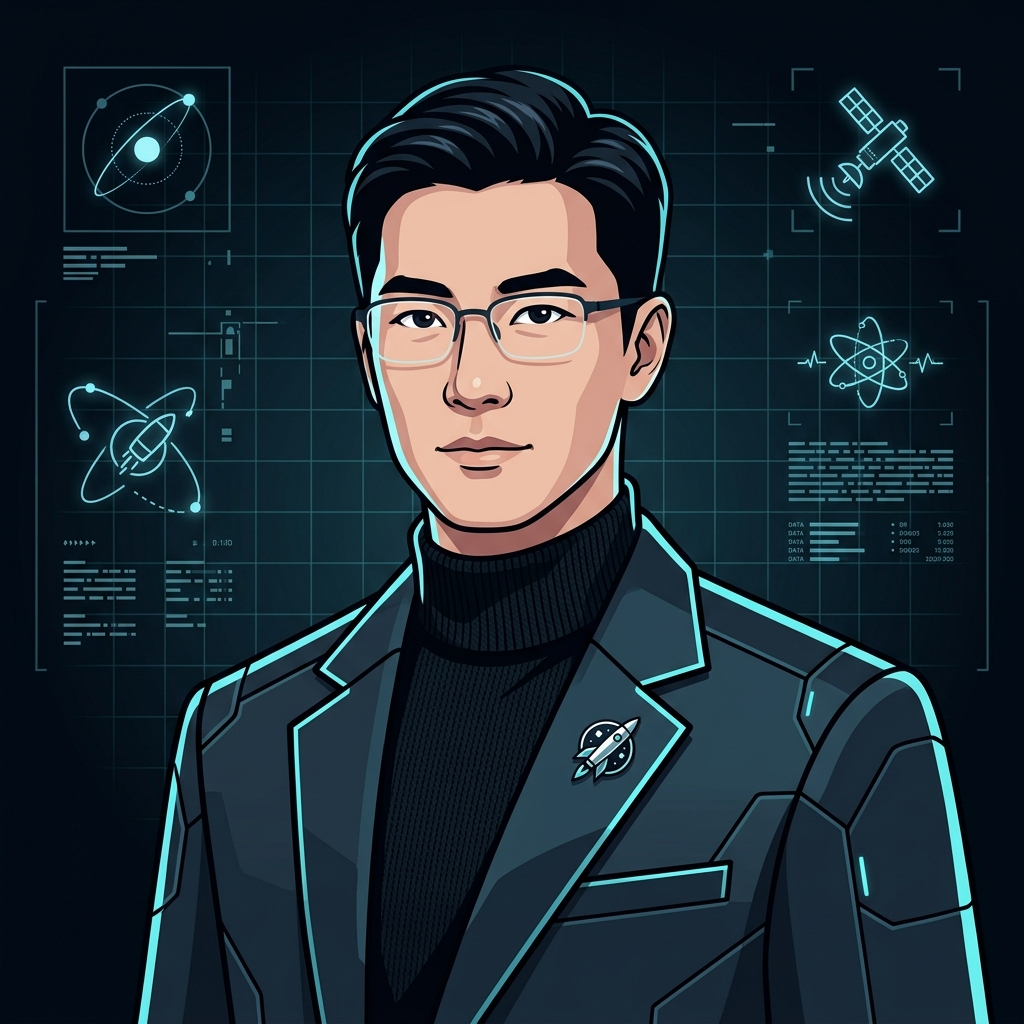 허상훈 대표 일러스트 초상화